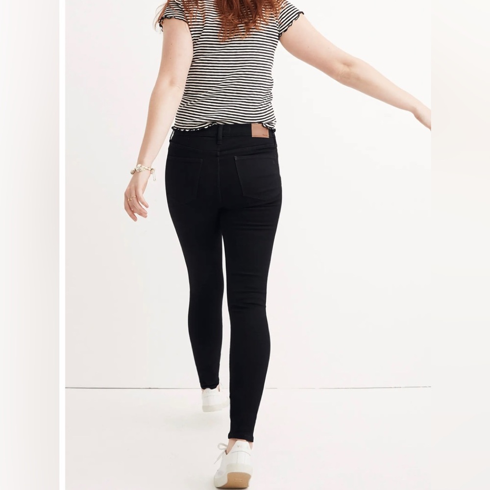 Madewell roadtripper black high rise skinny jeans size 27
